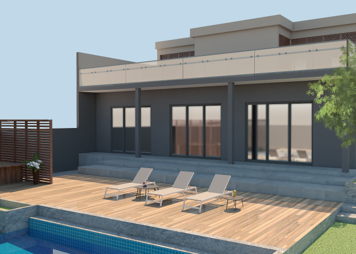 3D RESIDENCE R+1 A NGAPAROU